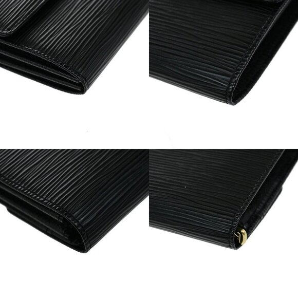 LOUIS VUITTON Logo Pochette Credit Long Wallet Epi Leather - Picture 8 of 14